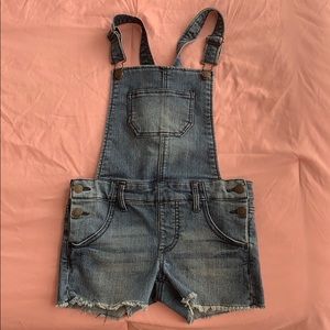 Denim overalls